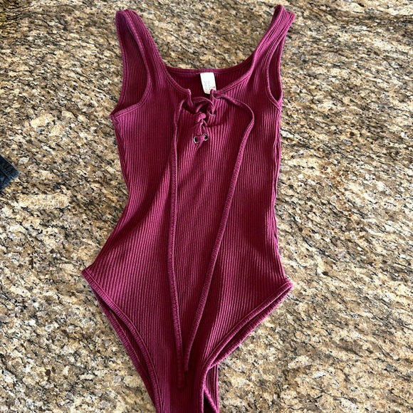 Lace up bodysuit size M - Picture 1 of 4